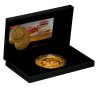 Купить Острова Кука 20 долларов 2021 года "Археология и символизм - Аль Ханум Диск Богини Луны позолоченная", в футляре с сертификатом