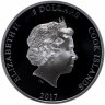 Купить Острова Кука 5 долларов 2017 "Великолепная жизнь - змея Кобра", в футляре с сертификатом