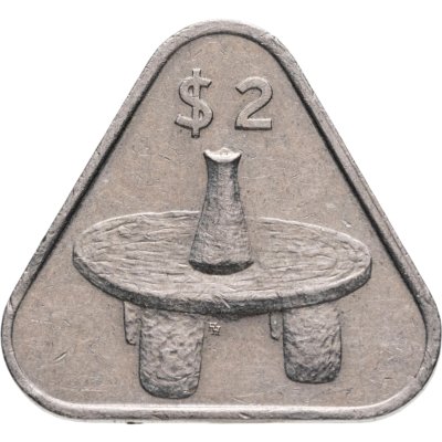 купить Острова Кука 2 доллара (dollars) 1988