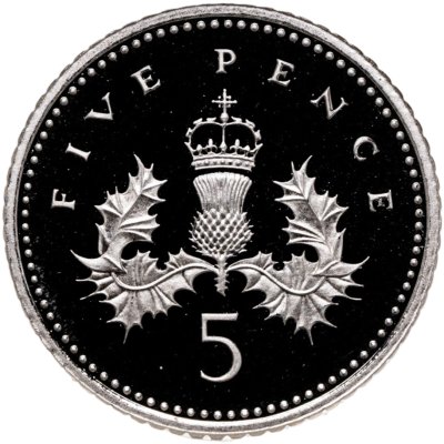 купить Великобритания 5 пенсов (pence) 1993