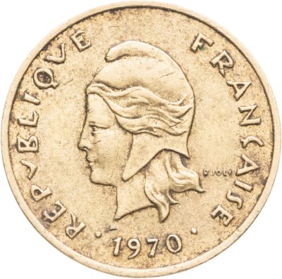 купить Новые Гебриды 1 франк (franc) 1970