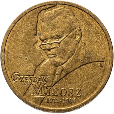 купить Польша 2 злотых 2011 "100 лет со дня рождения Чеслава Милоша"