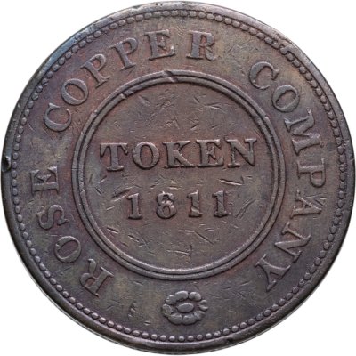 купить Великобритания 1 пенни 1811 Birmingham & Swansea - Rose Copper Co