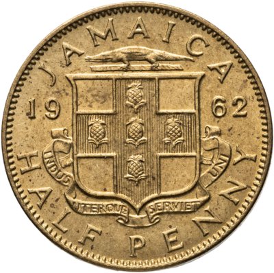 купить Ямайка 1/2 пенни (half penny) 1962