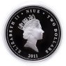 Купить Ниуэ 2 доллара 2011 Proof "Школа - день знаний - 1 сентября" в коробке с сертификатом