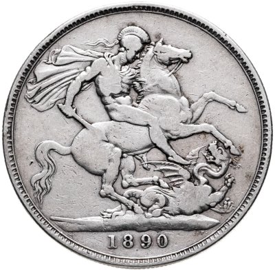 купить Великобритания 1 крона (crown) 1890 Королева Виктория