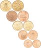 Купить Набор из 10 монет 1, 2, 5, 10, 20 центов (евроценты) 2002-2010