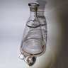 Купить Штоф с линейным декором, стекло, золочение, СССР, 1970-1990 гг.