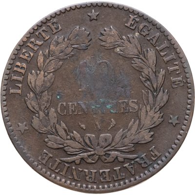 купить Франция 10 сантимов (centimes) 1897