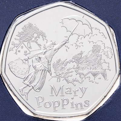 купить Великобритания 50 пенсов 2025 "Мэри Поппинс" в коинкарте