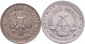 Купить Германия набор 2 монет ФРГ и ГДР 1 марка 1956