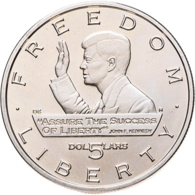 купить Маршалловы Острова 5 долларов 1995 "Дж. Ф. Кеннеди"