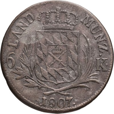 купить Бавария 6 крейцеров 1807