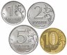 Купить Полный набор разменных монет 1 рубль - 10 рублей 2019 года ММД  (4 монеты), штемпельный блеск
