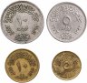 Купить Египет набор монет 1972-1973 "Арабская Республика Египет" (4 монеты)