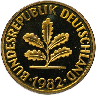 купить Германия 10 пфеннигов (pfennig) 1982, знак монетного двора: "D" - Мюнхен