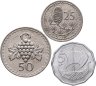 Купить Кипр набор монет для обращения 1981-1982 (3 шт.)