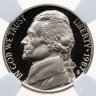 Купить США 5 центов (cents) 1987 S Proof "Jefferson Nickel (Джефферсон)" в слабе DNC PF67
