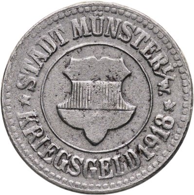 купить Германия "Мюнстер" 10 пфеннигов 1918 нотгельд