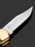 Купить Складной нож BUCK Folding Hunter 110 Finger Grooved 3.75'' (0110BRSFG), сталь 420HC, рукоять дерево, латунь