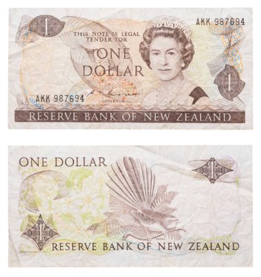 купить Новая Зеландия 1 доллар 1981-1992 год (Pick 169b)