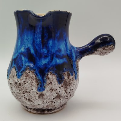 купить Молочник (сливочник) в технике Fat Lava, RLM Chantrier, керамика, поливы, Франция, 1960-1980 гг.