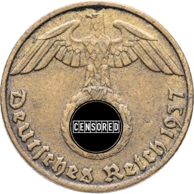 купить Германия (Третий Рейх) 5 рейхспфеннигов 1937 "J"