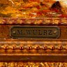 Купить Картина "Пейзаж с горным озером", автор М. Вулрц (M. Wulrz), холст, масло, в современной раме, Австрия, 1880-1900 гг.