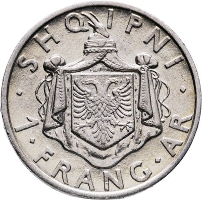 купить Албания 1 франк (франг, frang ar) 1935