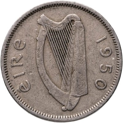 купить Ирландия 6 пенсов (pence) 1950