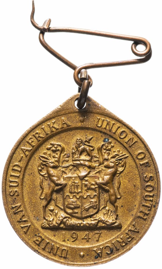 купить Медаль "Визит Короля Георга VI и Королевы Елизаветы" ЮАР