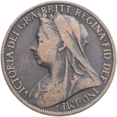 купить Великобритания 1 пенни (penny) 1899