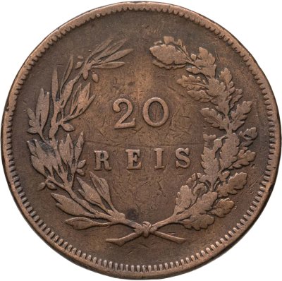 купить Португалия 20 реалов (рейс, reis) 1891