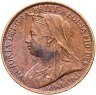 Купить Великобритания 1 фартинг (farthing) 1901
