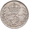 Купить Великобритания 3 пенса (pence) 1908