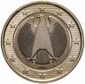 Купить Германия 1 евро (euro) 2002 G знак монетного двора: "G" - Карлсруэ