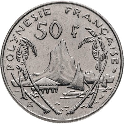 купить Французская Полинезия 50 франков (francs) 1985