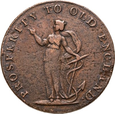 купить Великобритания 1/2 пенни 1787-1797 токен Норфолк