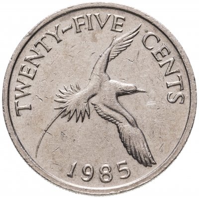 купить Бермуды 25 центов (cents) 1985