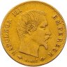 Купить Франция 5 франков (francs) 1859 A Наполеон III Золото