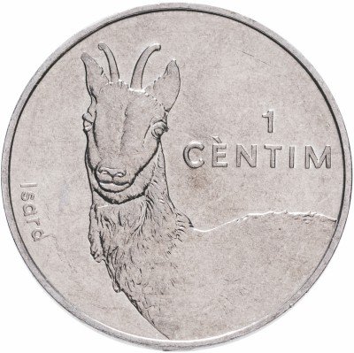 купить Андорра 1 сантим 2002