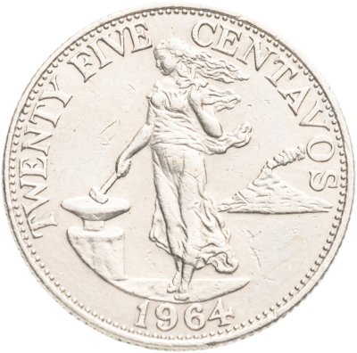 купить Филиппины 25 сентаво (centavos) 1964