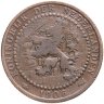 Купить Нидерланды 1 цент (cent) 1906   Ребристый гурт