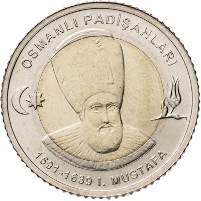 купить Турция 1 лира (lira) 2025 "Султаны Османской империи. Мустафа I"