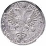 Купить 1 рубль 1726 СПБ, в слабе ННР AU53, Петербургский тип, портрет влево