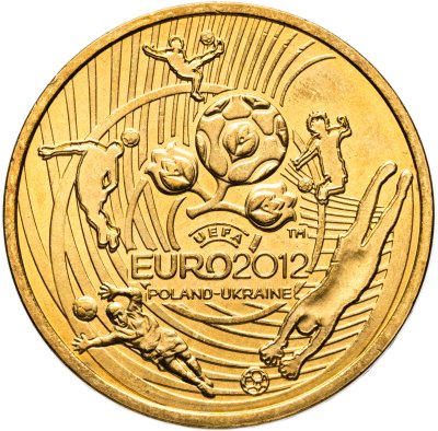 купить Польша 2 злотых 2012 "Чемпионат Европы по футболу 2012"