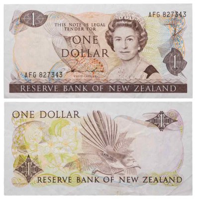 купить Новая Зеландия 1 доллар 1981-1992 год (Pick 169а)