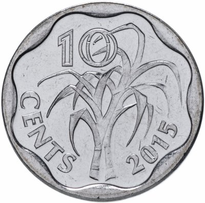 купить Свазиленд 10 центов 2015 Мсвати III