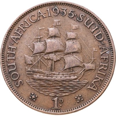 купить ЮАР 1 пенни (penny) 1935