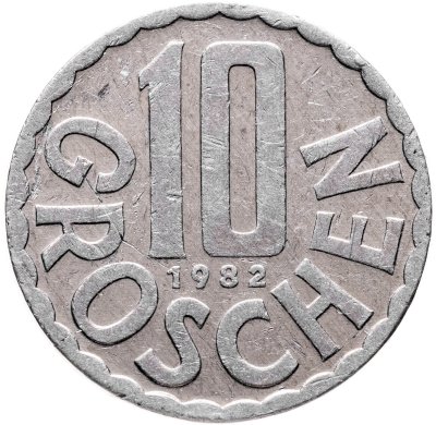 купить Австрия 10 грошей (groschen) 1982